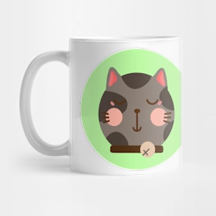 cute drawn kitty cat design 4 Mug